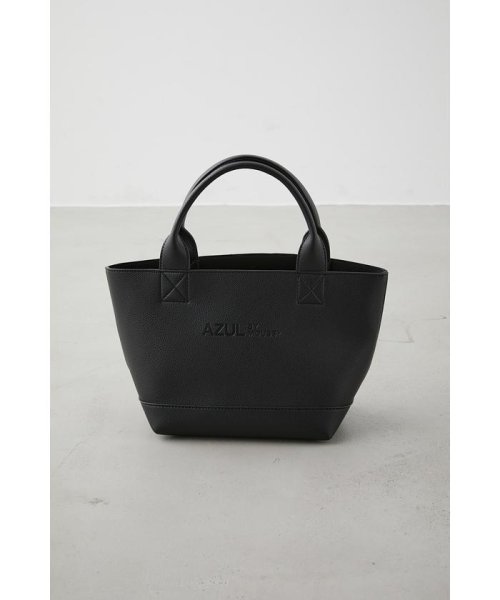 AZUL by moussy(アズールバイマウジー)/AZUL FAUX LEATHER MINI TOTE/BLK