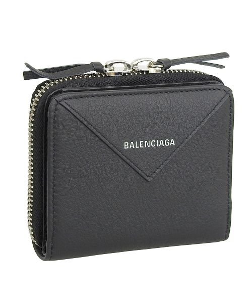 BALENCIAGA(バレンシアガ)/BALENCIAGA バレンシアガ PAPIER 折り財布/ブラック