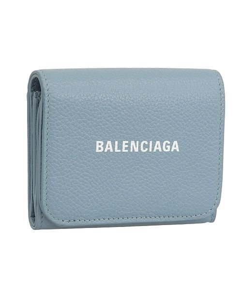 BALENCIAGA(バレンシアガ)/BALENCIAGA バレンシアガ 三つ折り財布/ブルー
