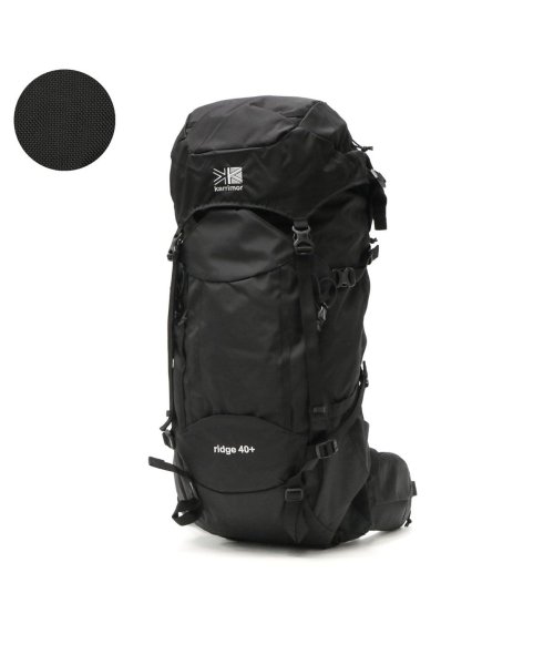 Karrimor(カリマー)/カリマー リュック karrimor ridge 40+ Medium バックパック ザック トレッキング レインカバー 背面長47cm 501097/ブラック