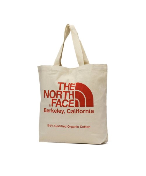 THE NORTH FACE(ザノースフェイス)/【日本正規品】ザ・ノース・フェイス トートバッグ THE NORTH FACE TNF エコバッグ TNF オーガニックコットントート NM82260/オフホワイト系2