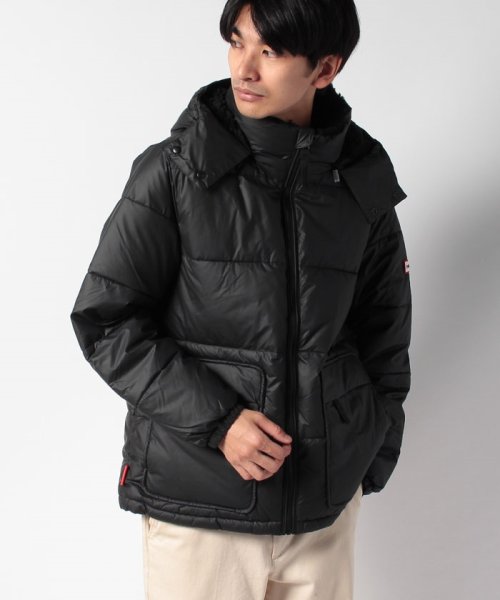 HUNTER Mens(ハンター（メンズ）)/MENS INTREPID MID PUFFER/ブラック