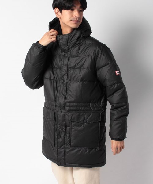 HUNTER Mens(ハンター（メンズ）)/MENS INTREPID LONG PUFFER/ブラック