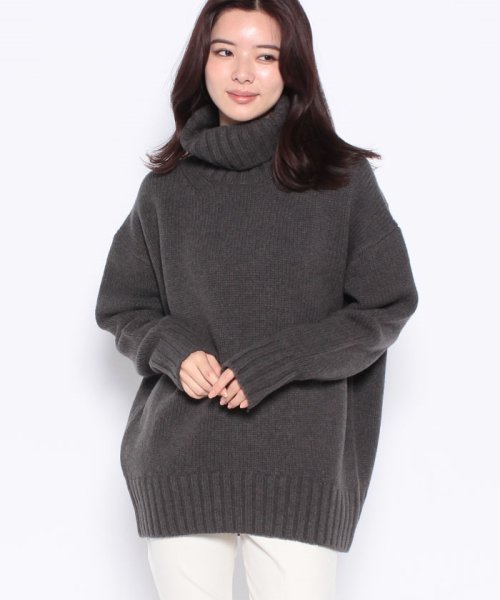 MICA&DEAL(マイカアンドディール)/t/n knit pullover/(1)QB04G チャコール