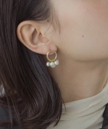 VATSURICA/ 淡水パール ゴールド ピアス/505061285