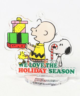 PEANUTS/SNOOPY/PEANUTS/スヌーピー/ピーナッツ/クリスマスアクリルスタンドキーチェーン / SN＆CB ビンテージ/505081088