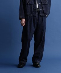 Schott(ショット)/NEP DENIM 2 TUCK PANTS/ネップデニム 2タックパンツ/インディゴ7