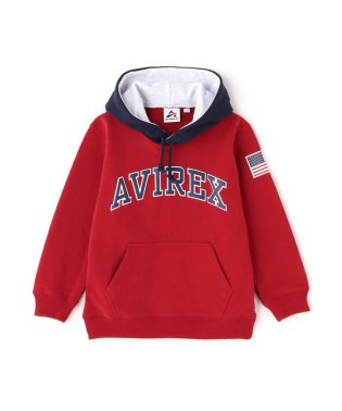 AVIREX/《KIDS》ARCH LOGO COLOR HOOD PARKA / アーチロゴ カラー フード/505082083