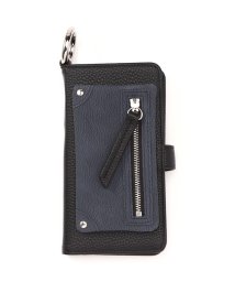 RoyalFlash(ロイヤルフラッシュ)/A SCENE/エーシーン/BC Flip pocket case iPhone14Pro/ネイビー