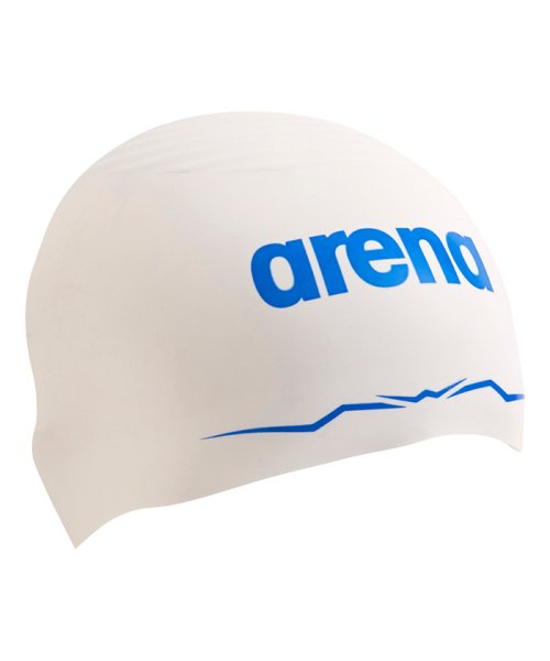 arena (アリーナ)/【アクアフォースウェーブキャップ】レーシングシリコーンキャップ（ソフトタイプ・WA承認）/ホワイト