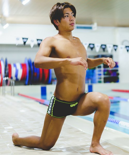 アリーナ(arena) 男性 ハーフパンツ 競泳水着 SSS トップスイマー 勢いづい