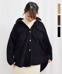 ARGO TOKYO(アルゴトウキョウ)/Cordury Shirt Jacket 23039 コーデユロイシャツジャケット　コーデユロイシャツ　ジャケット　ライトジャケット　ライトアウター　オーバージ/ブラック