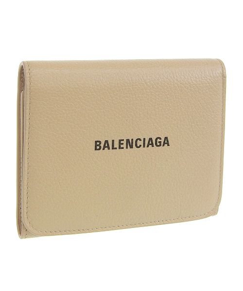 BALENCIAGA(バレンシアガ)/BALENCIAGA バレンシアガ 三つ折り 財布/ベージュ