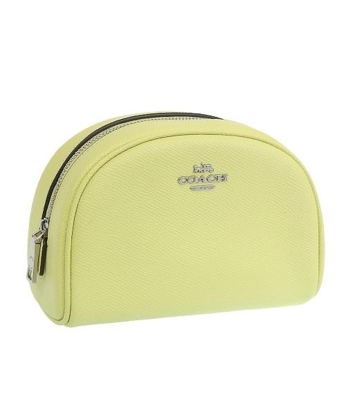 COACH(コーチ)/Coach コーチ DOME COSME CASE コスメ ポーチ/イエロー