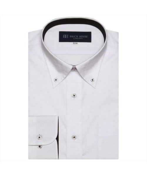 TOKYO SHIRTS(TOKYO SHIRTS)/ボタンダウンカラー 長袖 形態安定 ワイシャツ/パープル