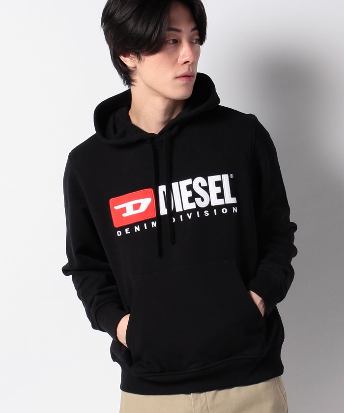 DIESEL ディーゼル パーカー S 黒