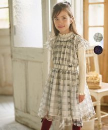 KUMIKYOKU KIDS/【110－140cm】ノエルチェックチュール ワンピース/505084206