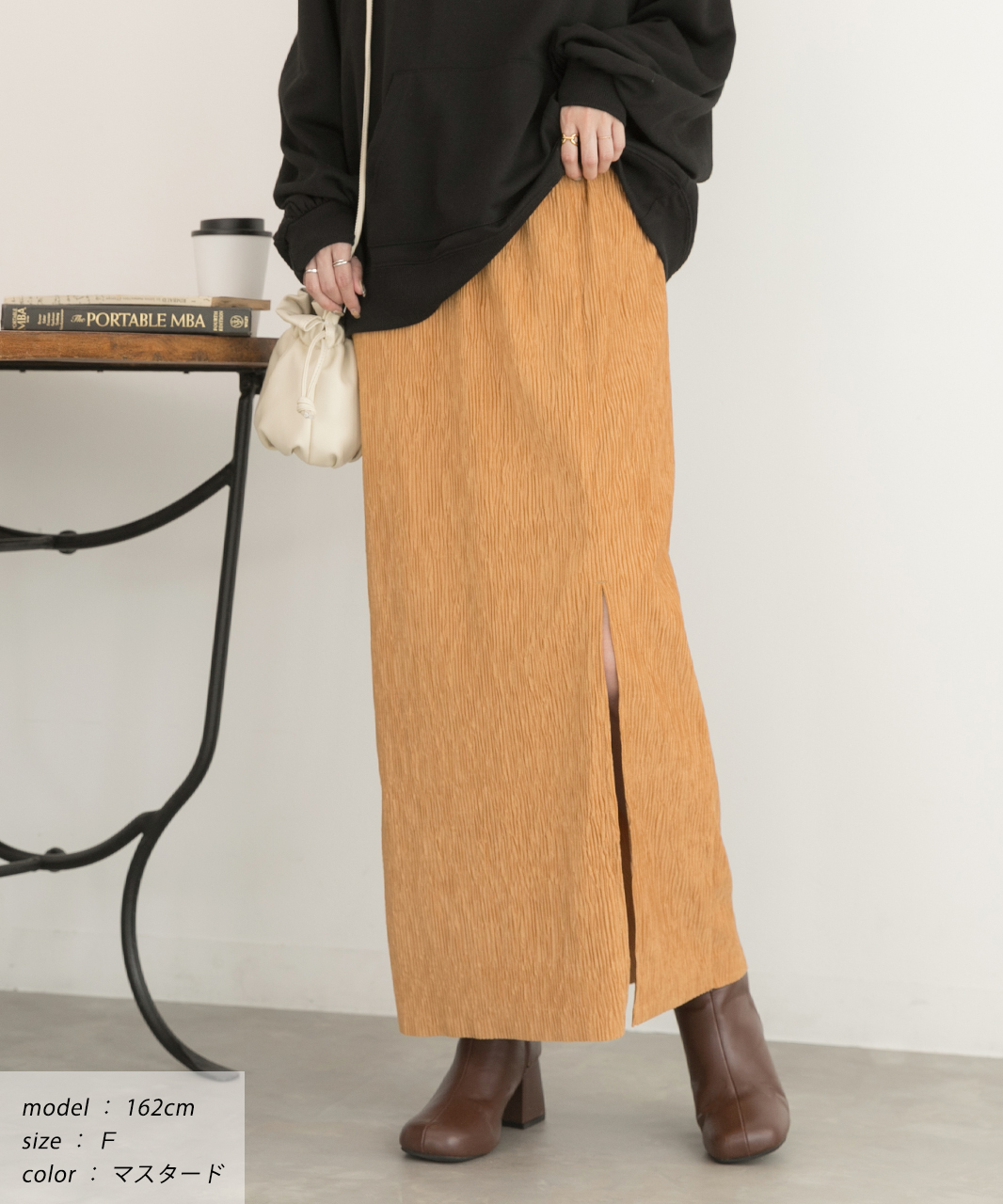 セール】楊柳ベロア Iラインスカート 秋服 秋 冬服 冬(505084961