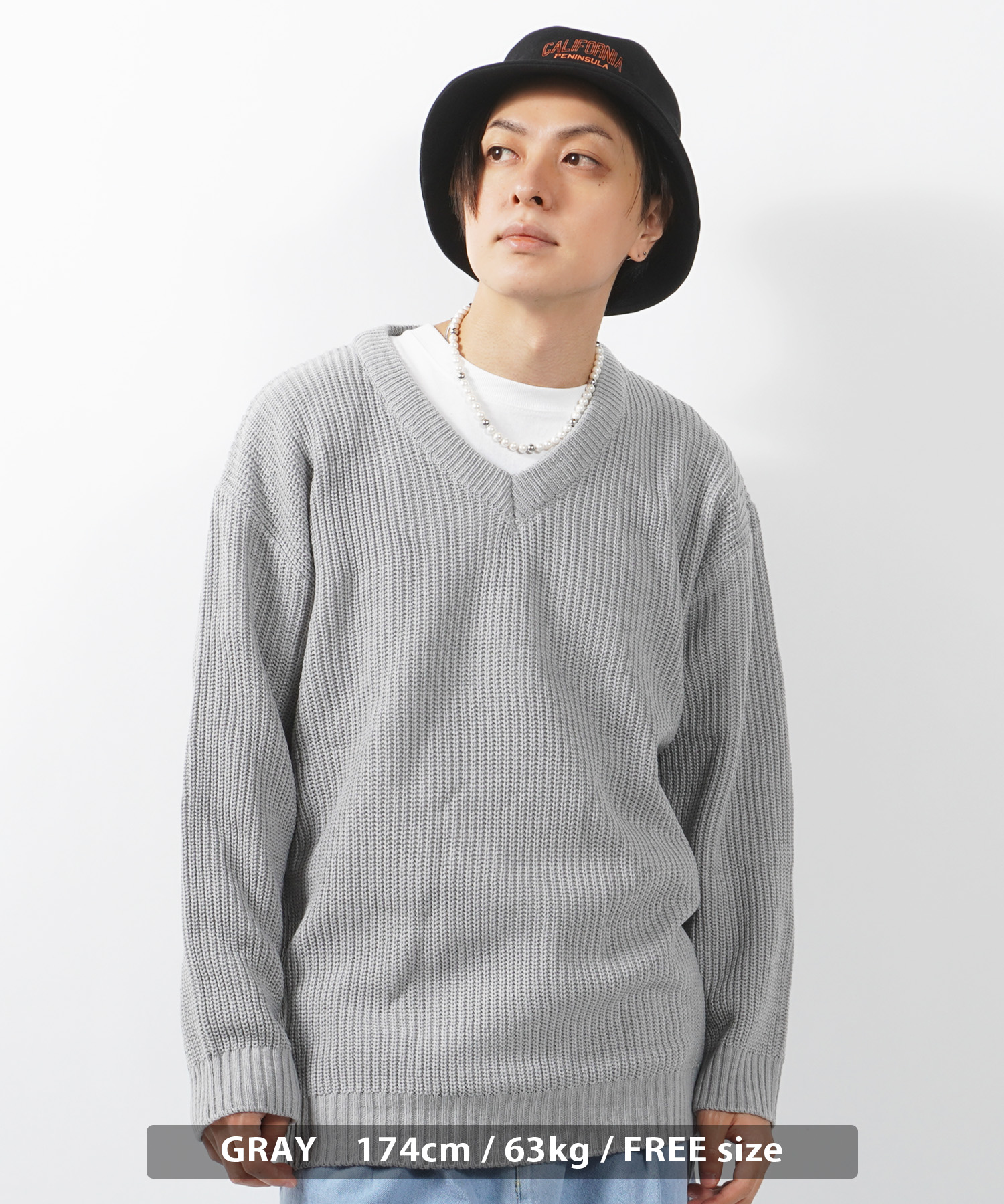 ビックサイズ WHITE BEAR clothingco Vネック ウォームアッププルオーバー メンズXXXL /eaa315164