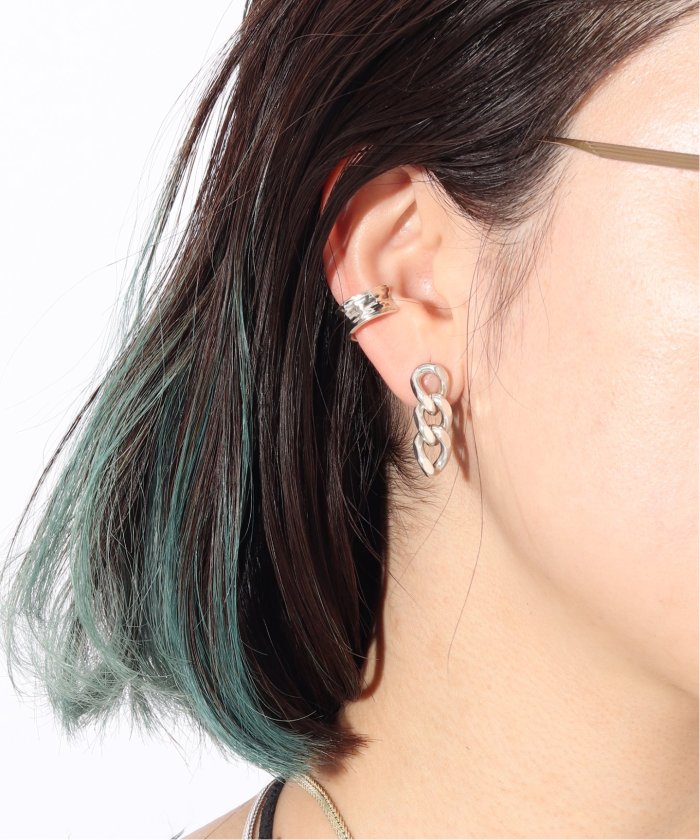 UNITED TOKYO シルバークロスピアス両耳用