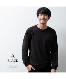  GENELESS/tシャツ メンズ 長袖 暖かい ふわもち ハイネック インナー 柔らかい ストレッチ Uネック ソフトタッチスムース/505085581