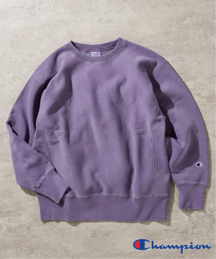 予約》【Champion / チャンピオン】別注 R/W PIGMENT クルーネック