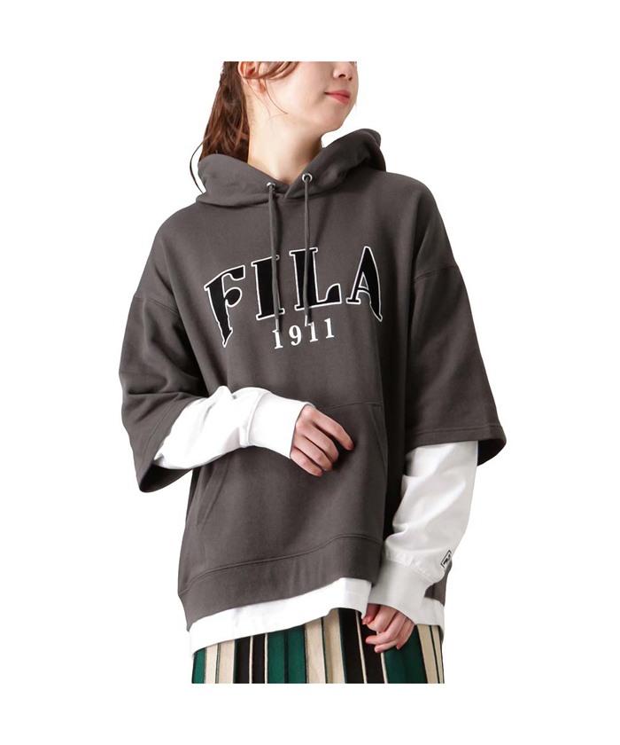 セール】FILA フィラ フェイクレイヤードパーカー FL2015(505080954