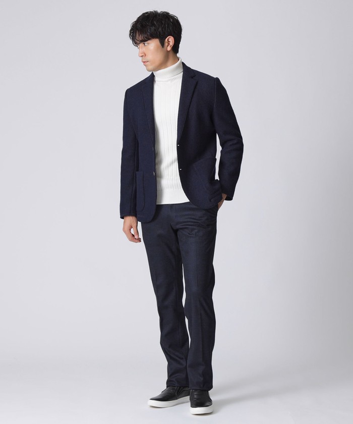 ライトウールニットジャケット(504937745)｜HANKYU MEN'S / 阪急メンズ