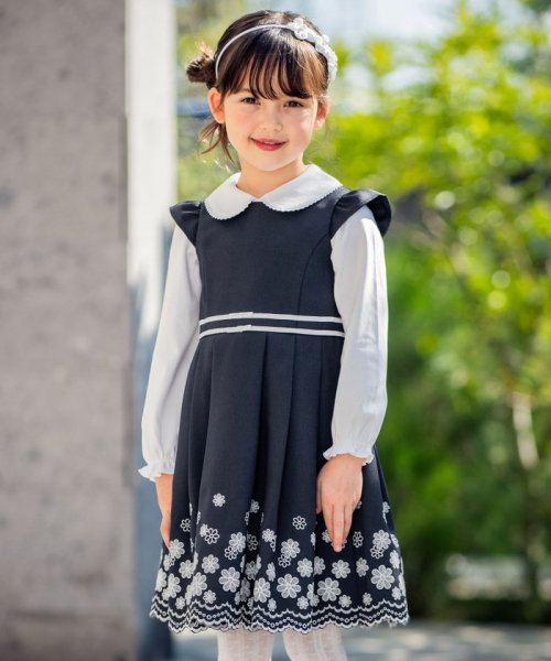 裾刺繍ワンピース(505088189) | エニファム（キッズ）(anyFAM（KIDS  