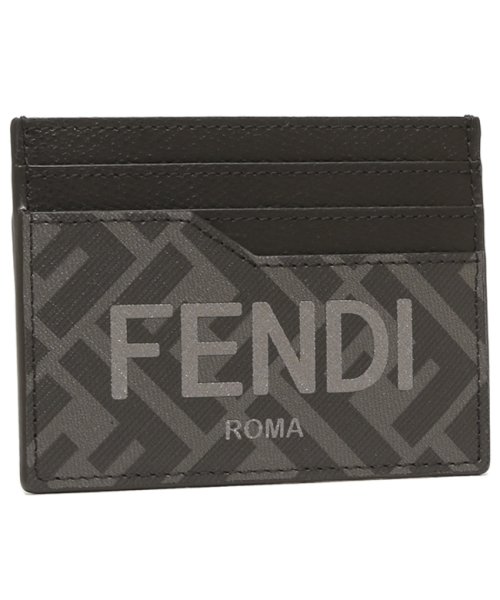 FENDI(フェンディ)/フェンディ カードケース ロゴ ブラック メンズ FENDI 7M0333 AJJ5 F0GXN/その他