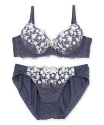 fran de lingerie(フランデランジェリー)/ブラ＆ショーツセット B65－F75カップ/ネイビー