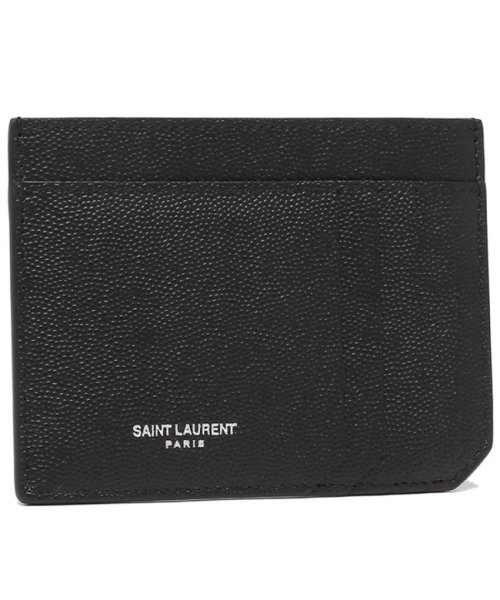 SAINT LAURENT(サンローランパリ)/サンローランパリ カードケース パスケース IDカードケース ブラック メンズ SAINT LAURENT PARIS 607914 BTY0N 1000/その他