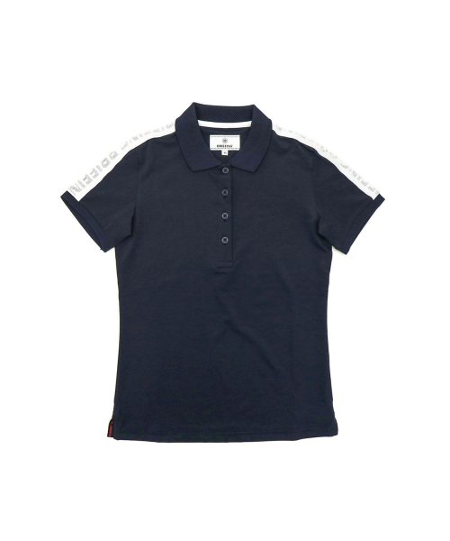 BRIEFING GOLF(ブリーフィング ゴルフ)/【日本正規品】ブリーフィング ゴルフ BRIEFING GOLF WOMENS LOGO MESH SIDE LINE POLO ポロシャツ BRG211W13/ネイビー