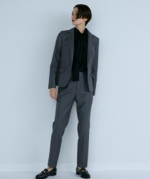 INED(イネド)/ストライプテーパードパンツ《Loro Piana》/グレー1