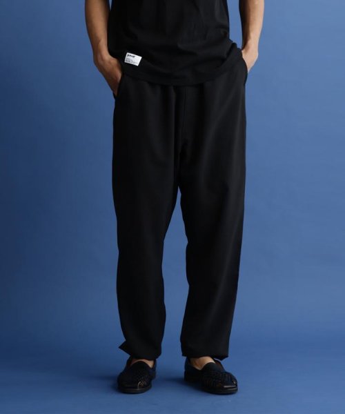 Schott(ショット)/SLUB CHIFFON PANTS/スラブ シフォンパンツ/ブラック