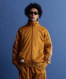 Schott(ショット)/TAPING JERSEY TRACK JACKET/テーピングジャージ トラックジャケット/オレンジ