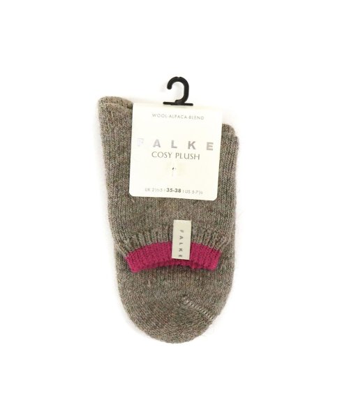 FALKE(ファルケ)/ファルケ 靴下 FALKE COSY PLUSH SHORT SOCKS ショートソックス ルームソックス 厚手 暖かい 保温 防寒 ウール 46380/ベージュ