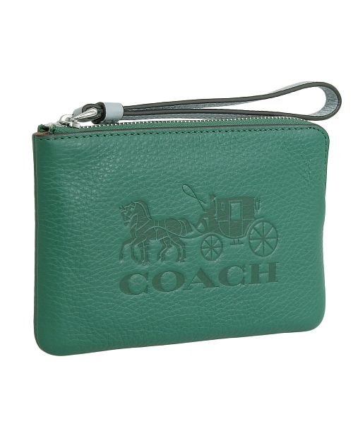 COACH(コーチ)/Coach コーチ Horse And Carriage ポーチ/グリーン