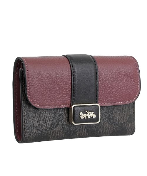 COACH コーチ 二つ折り財布 シンプル COACH コーチ 折り財布 二つ折り 二つ折り財布 折りたたみ財布