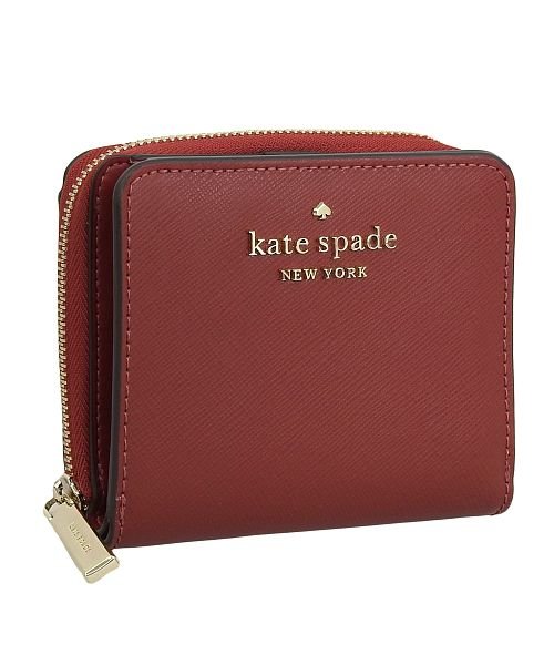 kate spade new york(ケイトスペードニューヨーク)/katespade ケイトスペード STACI 二つ折り財布/レッド