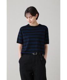 MHL.(エムエイチエル)/COTTON LINEN STRIPE JERSEY/BLUE