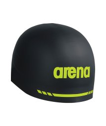 arena (アリーナ)/【アクアフォース3Dキャップ】レーシングシリコーンキャップ（ソフトタイプ、WA承認）/ブラック