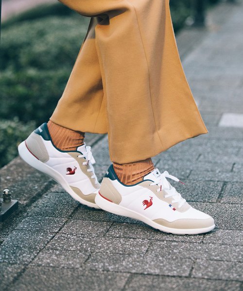 le coq sportif (ルコックスポルティフ)/ラ セギュール III ワイド  /  LA SEGUR III WIDE/ホワイト/ネイビー/レッド