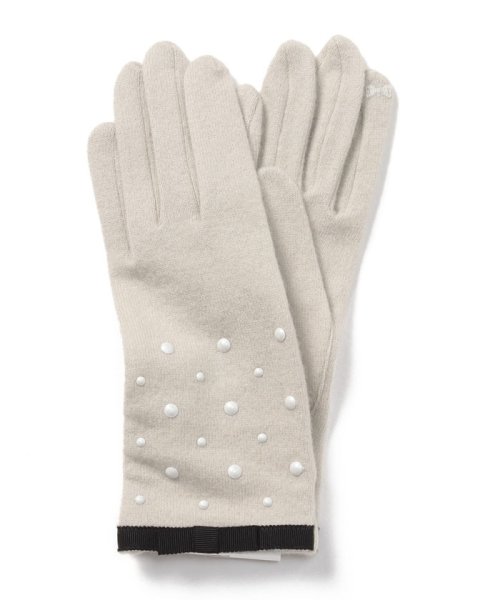 LANVIN en Bleu（GLOVE）(ランバンオンブルー（手袋）)/LB縫手袋/WHITE