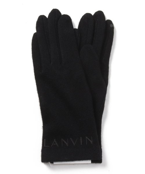 LANVIN en Bleu（GLOVE）(ランバンオンブルー（手袋）)/LB縫手袋/BLACK