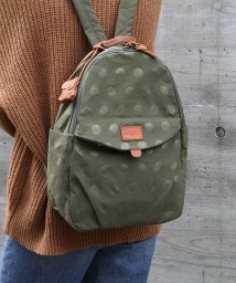 toleur(toleur)/【toleur / トーラ】ナイロンドット × カウレザー リュック バックパック デイパック ギフト 贈り物 プレゼント 11777/カーキ