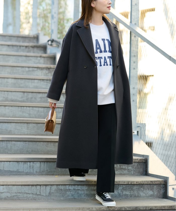 RPKO ルプコ Long storm flap coat-