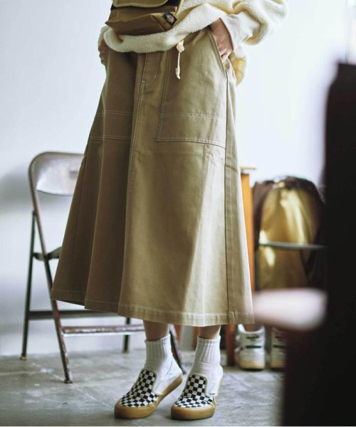 AVIREX(AVIREX)/《Dickies × AVIREX》SKIRT/ スカート/ベージュ