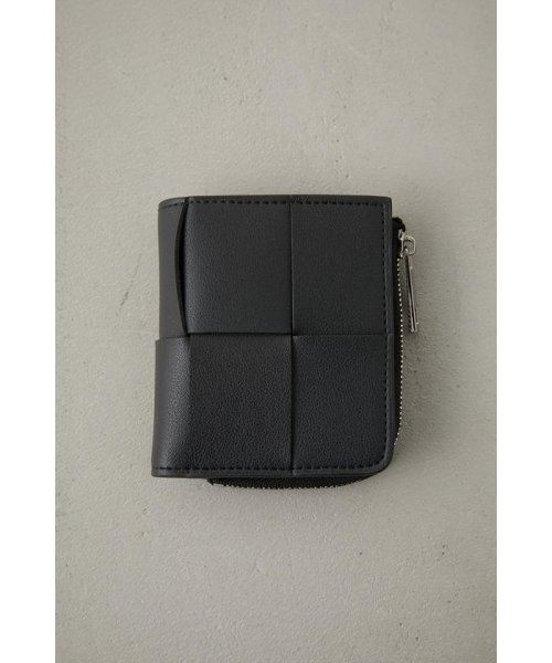 AZUL by moussy(アズールバイマウジー)/INTRECCIATO WALLET/BLK