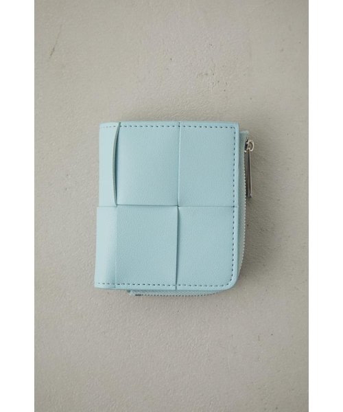 AZUL by moussy(アズールバイマウジー)/INTRECCIATO WALLET/SAX